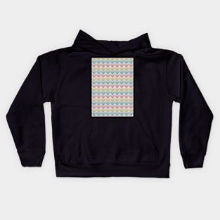 Pastel Chevron Kids Hoodie